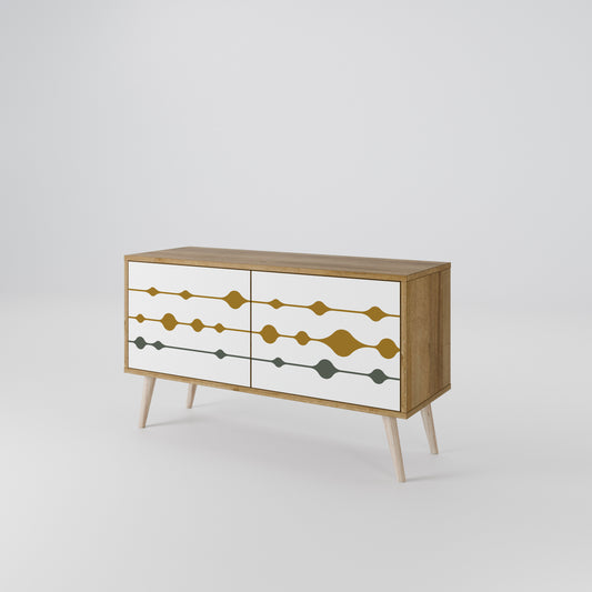 VIVID TONE Compact 2-Door TV Cabinet