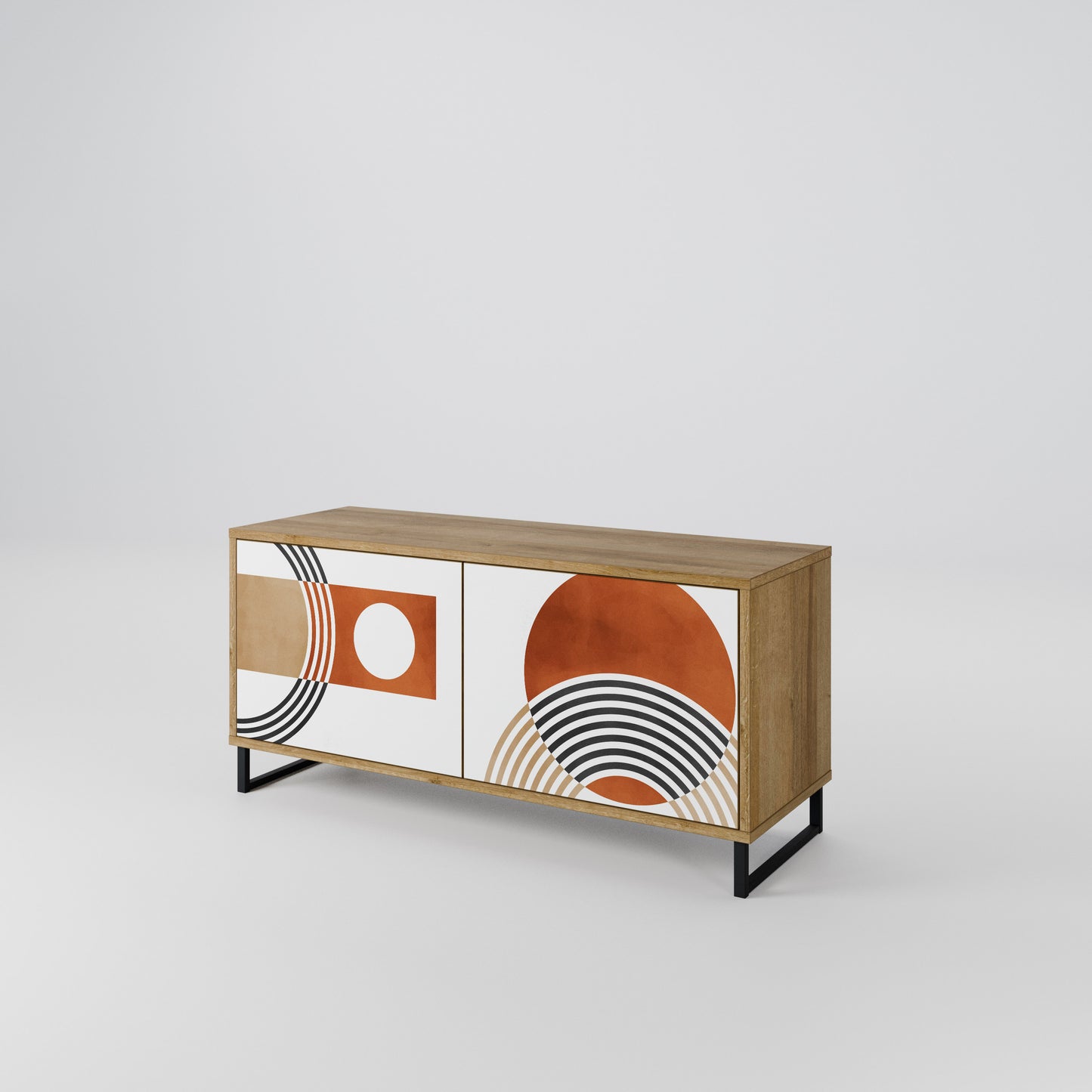 CIRCLE RHYTM Compact 2-Door TV Cabinet