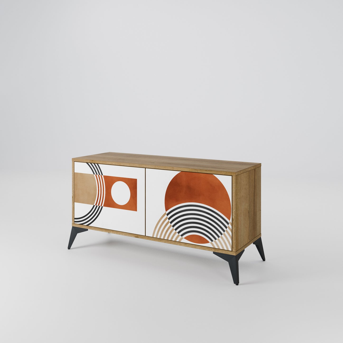 CIRCLE RHYTM Compact 2-Door TV Cabinet