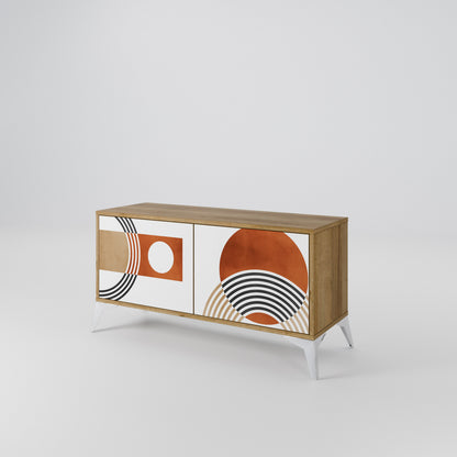 CIRCLE RHYTM Compact 2-Door TV Cabinet