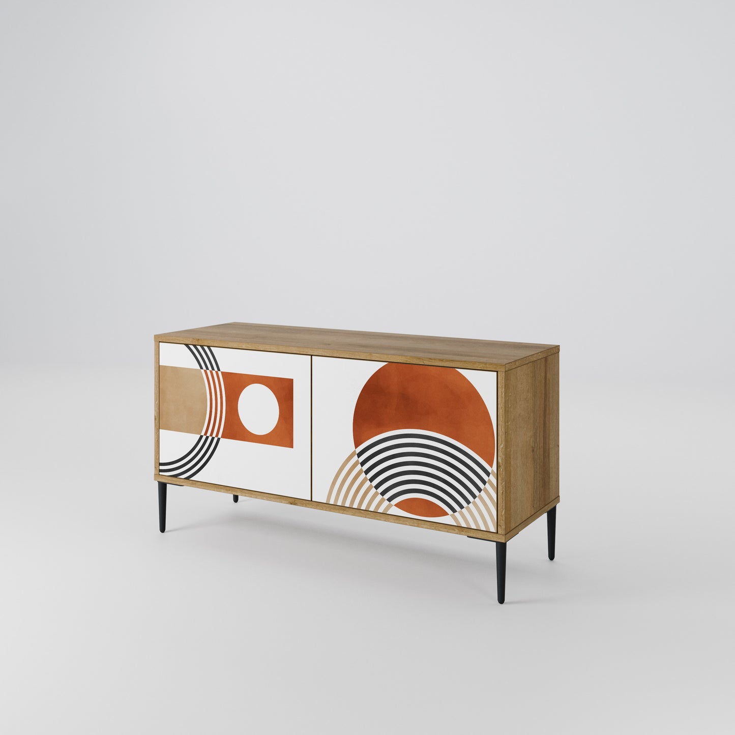 CIRCLE RHYTM Compact 2-Door TV Cabinet