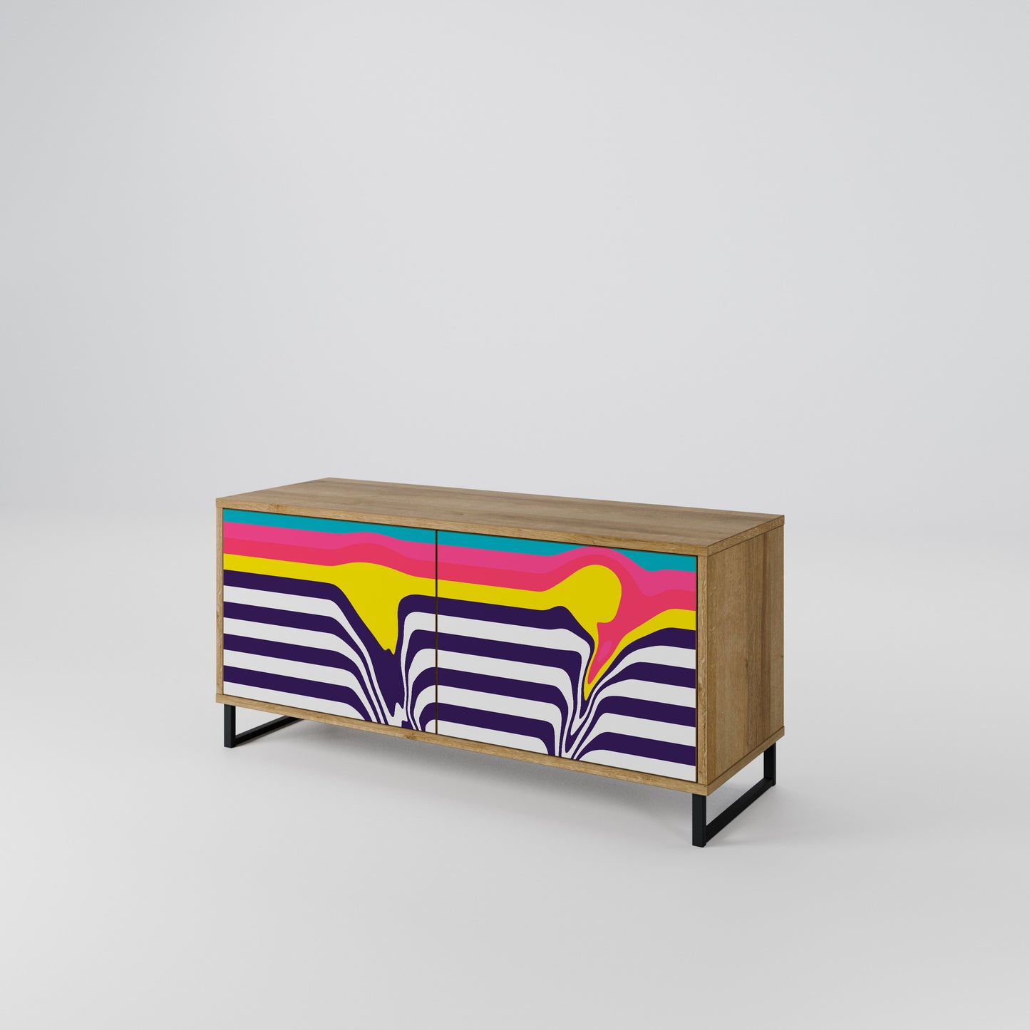 TONE COLLAPSE Mobile TV Compatto a 2 Ante