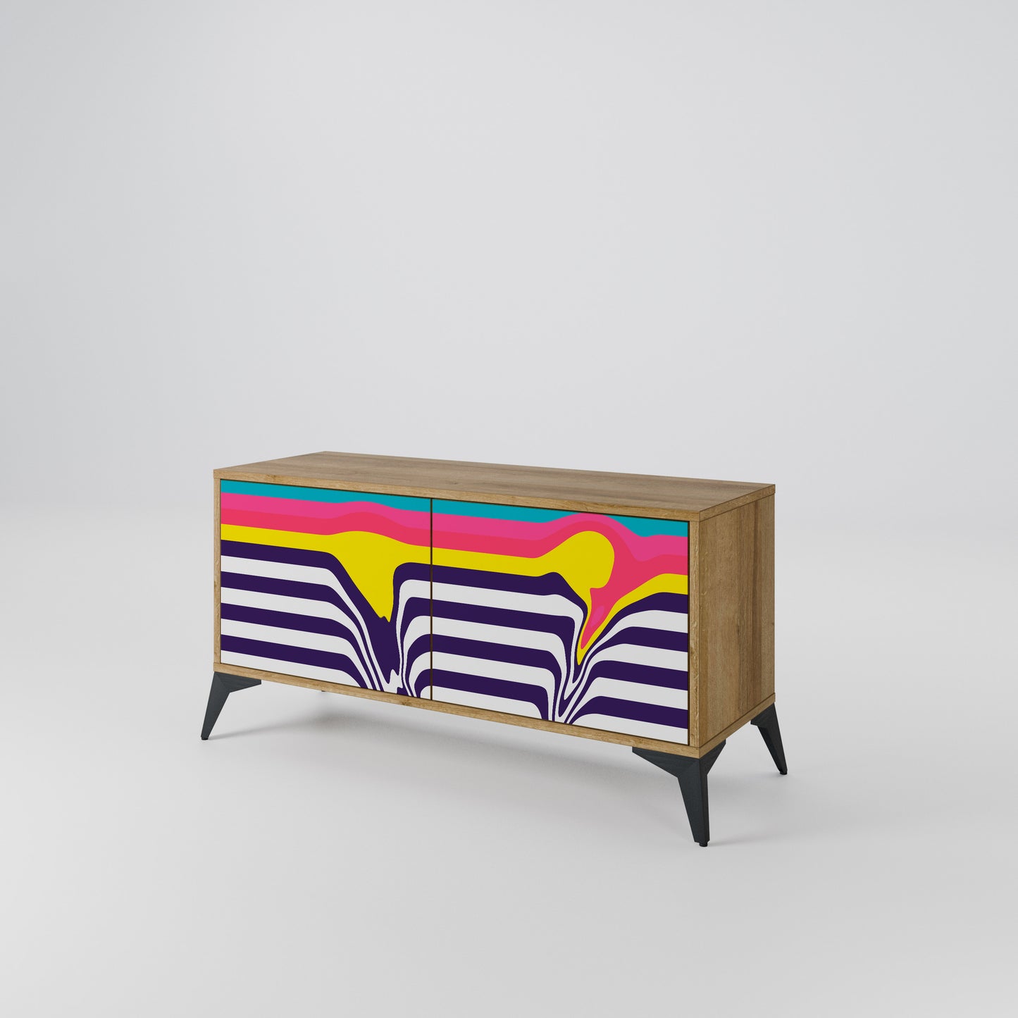 TONE COLLAPSE Mobile TV Compatto a 2 Ante