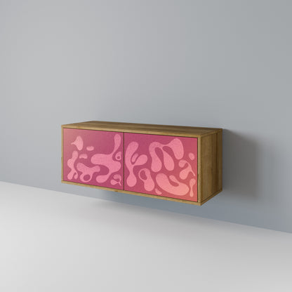 IRREGULAR PINK Mobile TV Compatto a 2 Ante