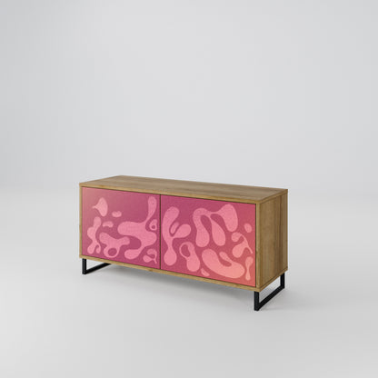 IRREGULAR PINK Mobile TV Compatto a 2 Ante