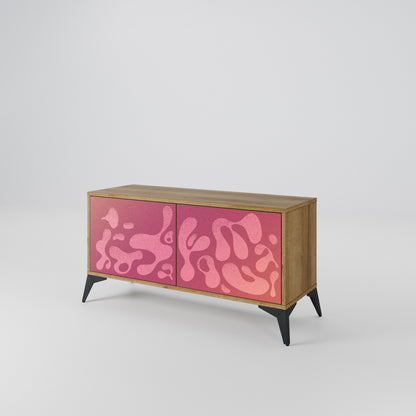 IRREGULAR PINK Mobile TV Compatto a 2 Ante