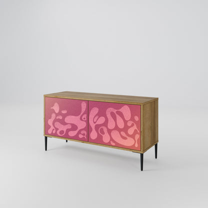 IRREGULAR PINK Mobile TV Compatto a 2 Ante