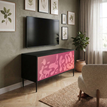 IRREGULAR PINK Mobile TV Compatto a 2 Ante