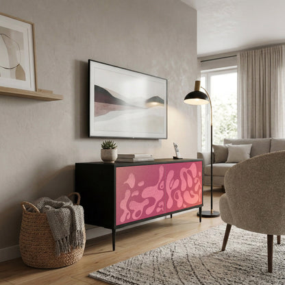 IRREGULAR PINK Mobile TV Compatto a 2 Ante