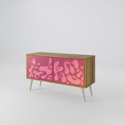 IRREGULAR PINK Mobile TV Compatto a 2 Ante