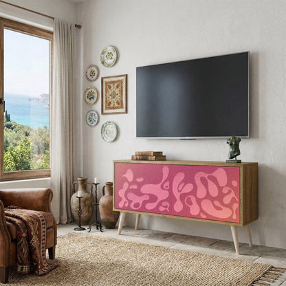 IRREGULAR PINK Mobile TV Compatto a 2 Ante