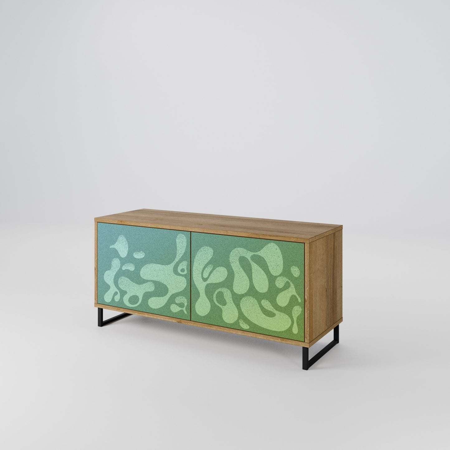 IRREGULAR BLUE Mobile TV Compatto a 2 Ante