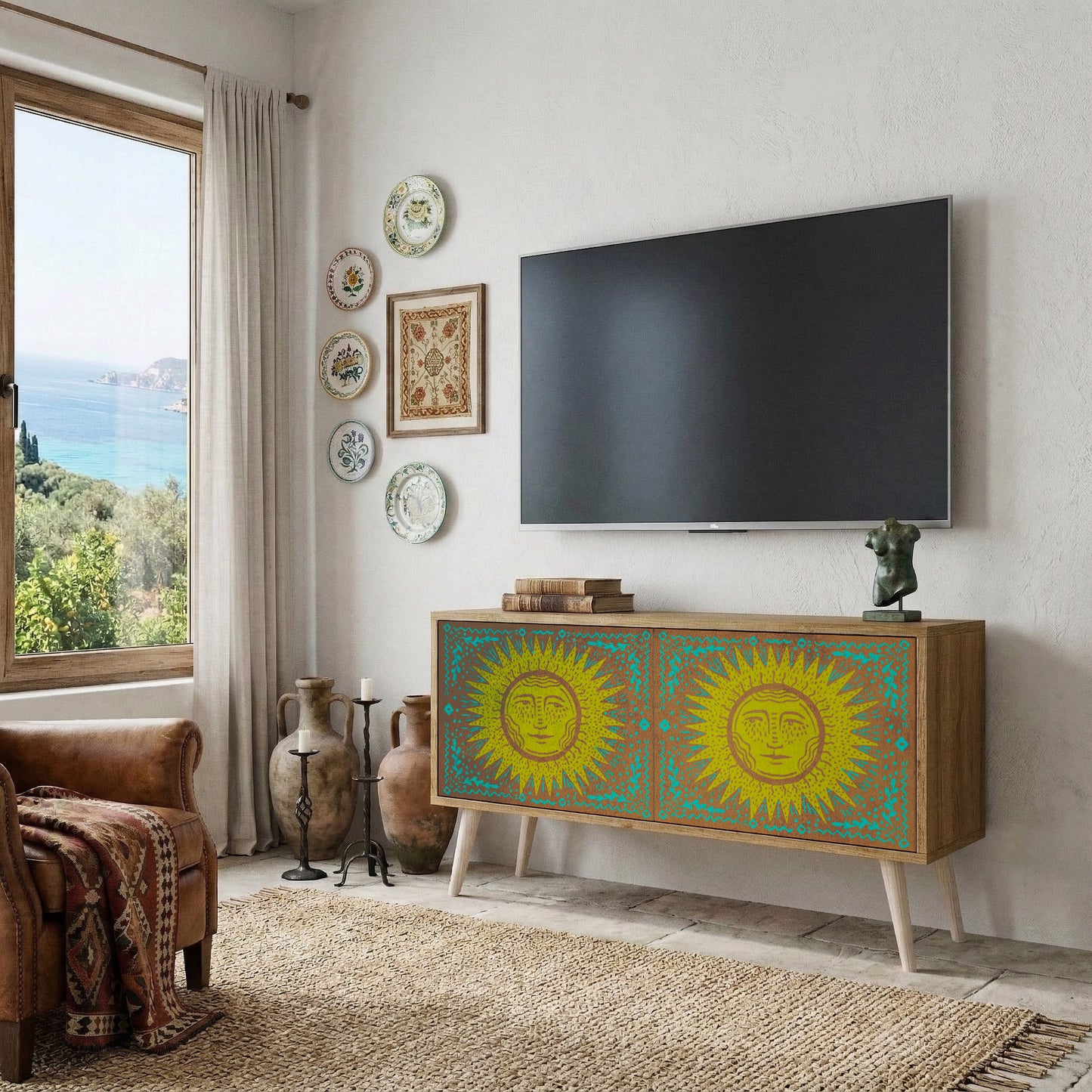 SUNSHINE EULOGY Mobile TV Compatto a 2 Ante