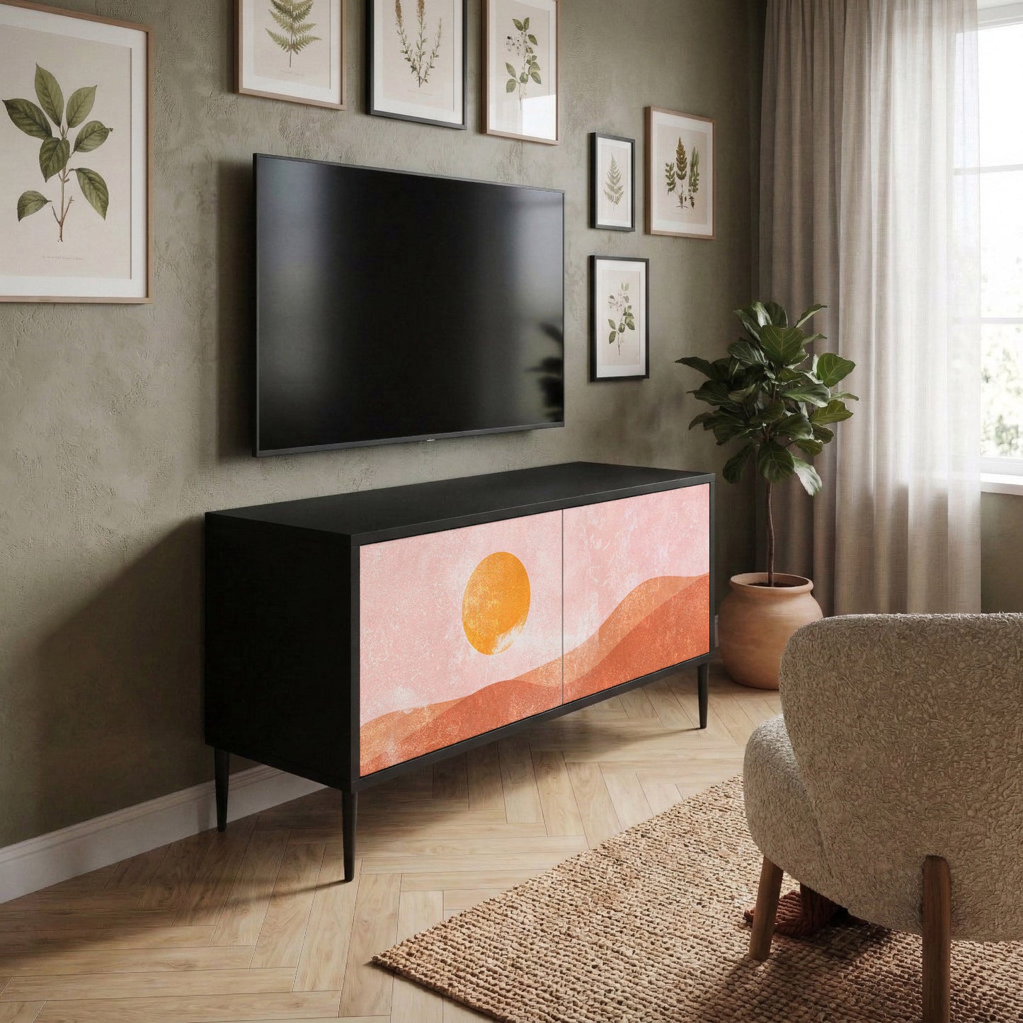 LUMINOUS SUNLIGHT Mobile TV Compatto a 2 Ante