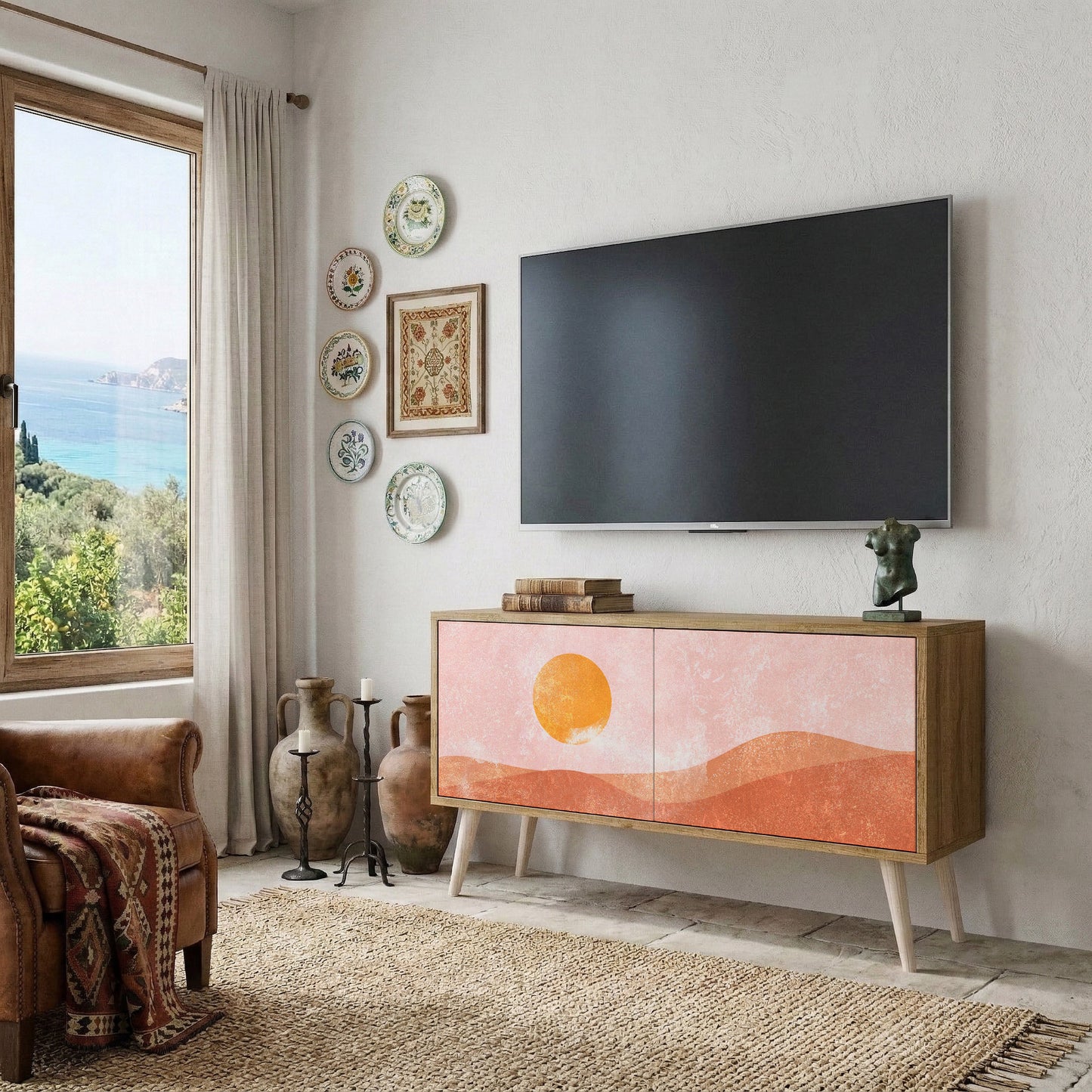 LUMINOUS SUNLIGHT Mobile TV Compatto a 2 Ante