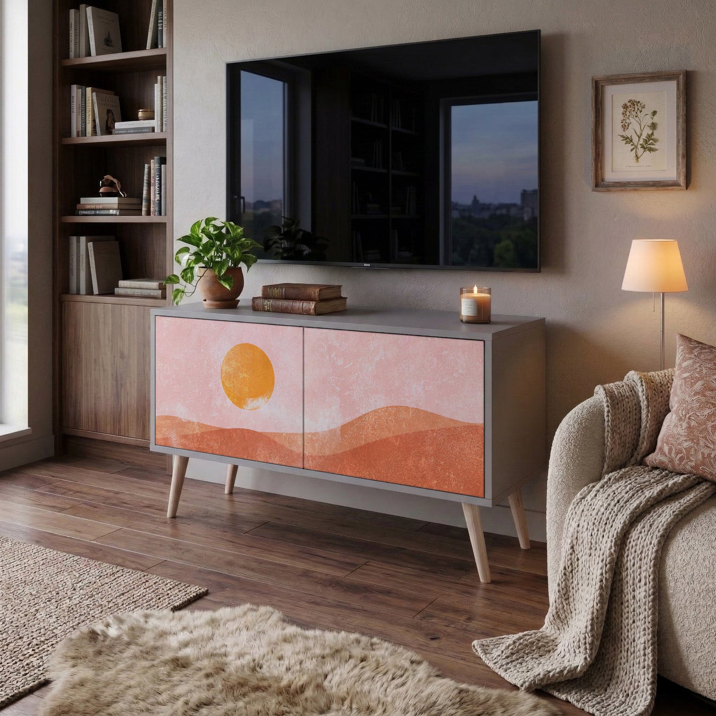 LUMINOUS SUNLIGHT Mobile TV Compatto a 2 Ante