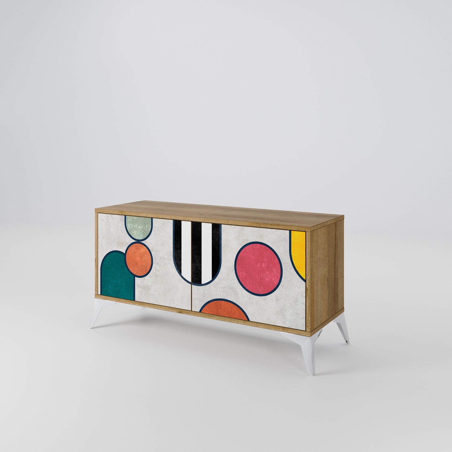 COOL STORY Compact 2-Door TV Cabinet