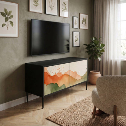 WATERCOLOUR PEAKS Mobile TV Compatto a 2 Ante