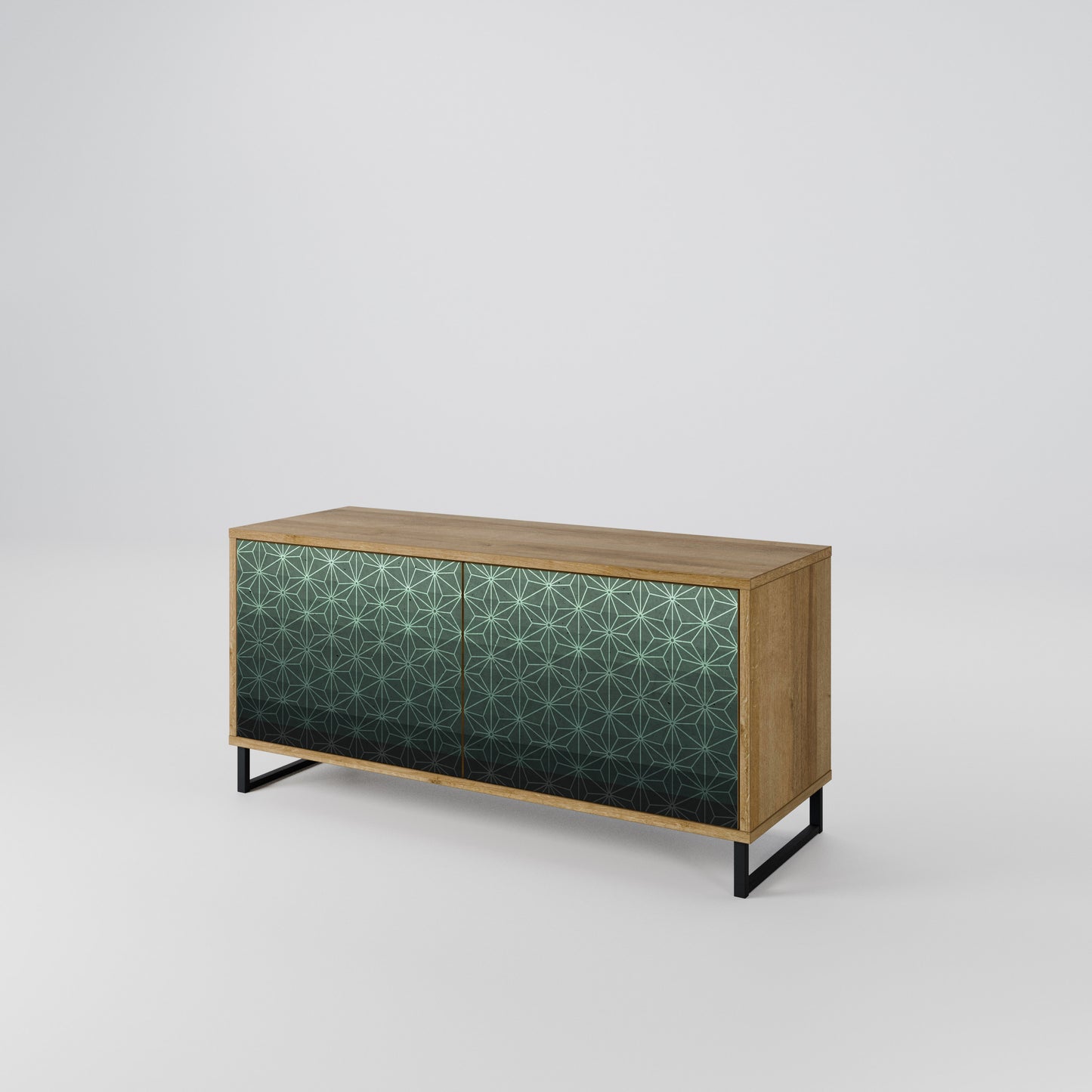 ORNAMENTAL GLIMMER Compact 2-Door TV Cabinet