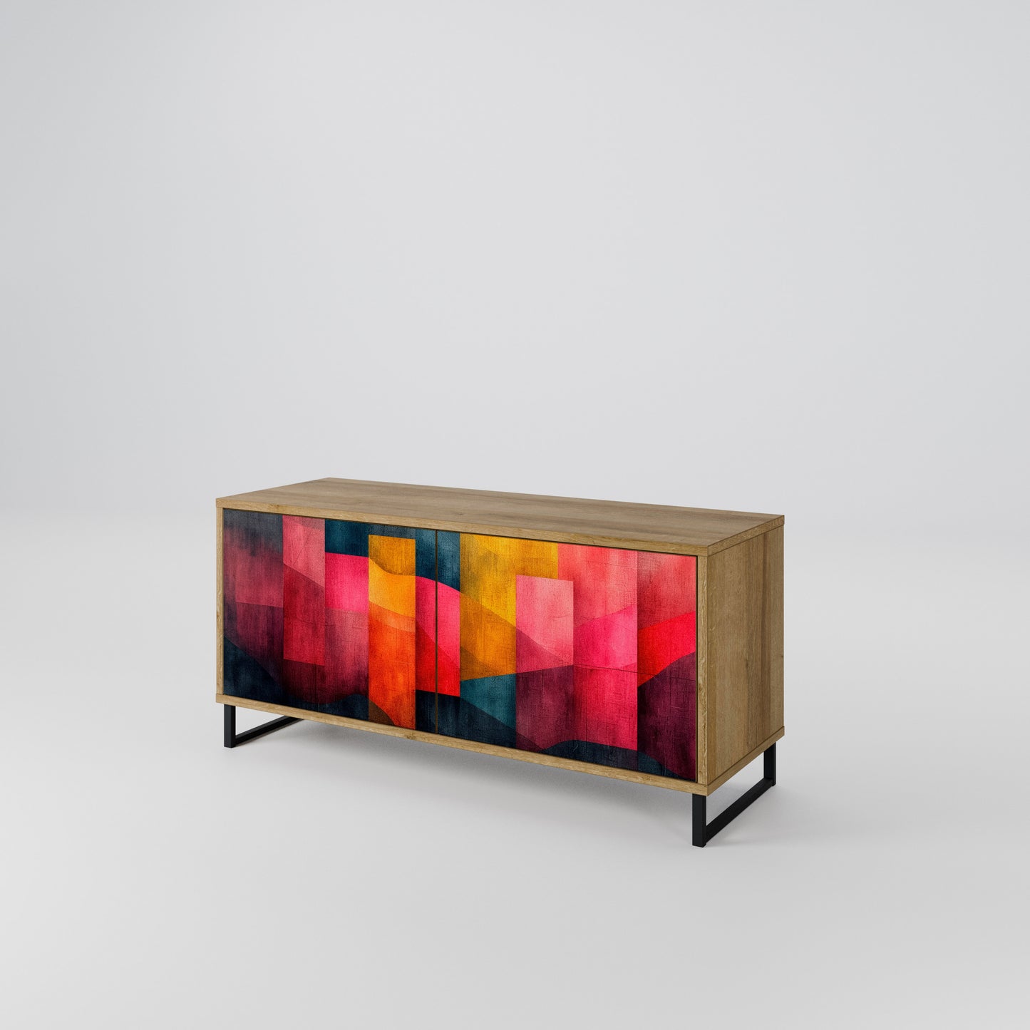 COLORFUL SOUNDS Compact 2-Door TV Cabinet