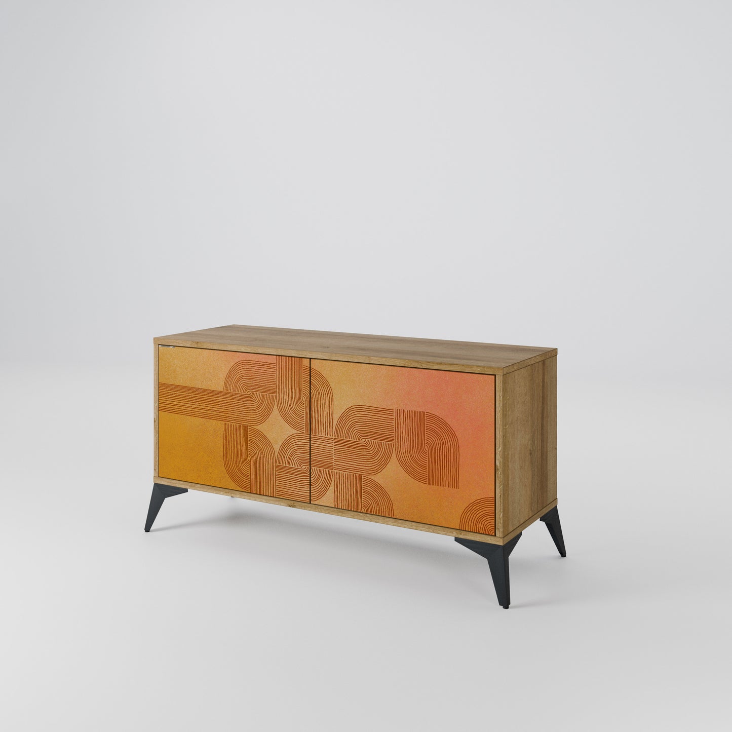 STRENGTHENING RELATION Compact 2-Door TV Cabinet