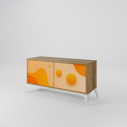 ORANGE ARRANGEMENT Mobile TV Compatto a 2 Ante
