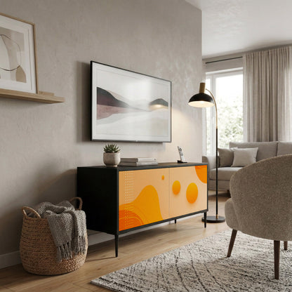 ORANGE ARRANGEMENT Mobile TV Compatto a 2 Ante