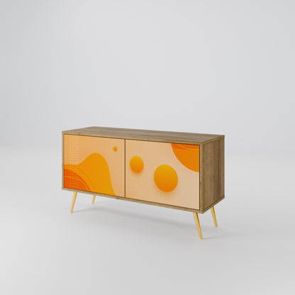 ORANGE ARRANGEMENT Mobile TV Compatto a 2 Ante