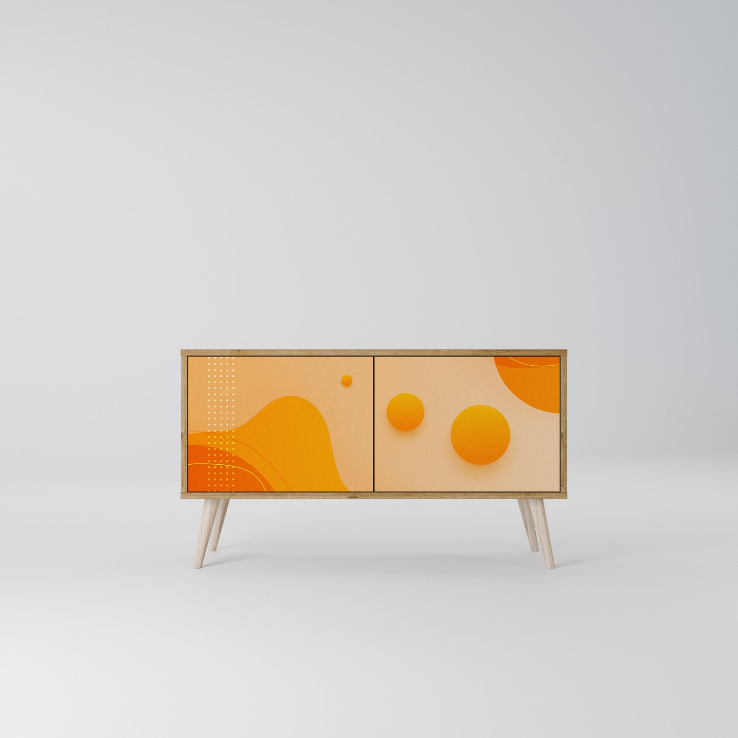 ORANGE ARRANGEMENT Mobile TV Compatto a 2 Ante