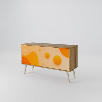ORANGE ARRANGEMENT Mobile TV Compatto a 2 Ante