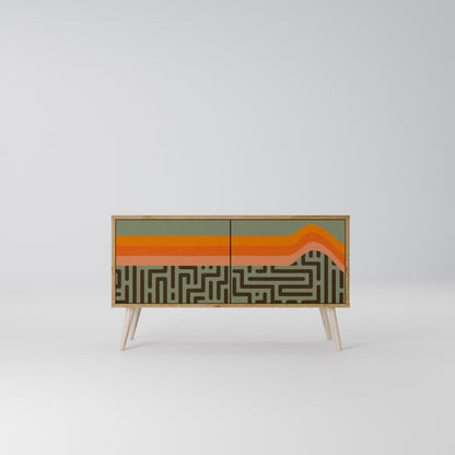 SIMPLE SOLUTIONS Compact 2-Door TV Cabinet