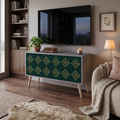 ROYAL MEDALLION Compact 2-Door TV Cabinet
