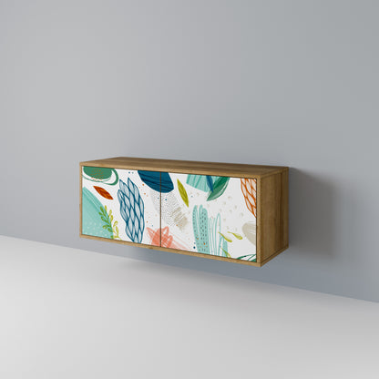 BOTANICAL HURRICANE Compact 2-Door TV Cabinet