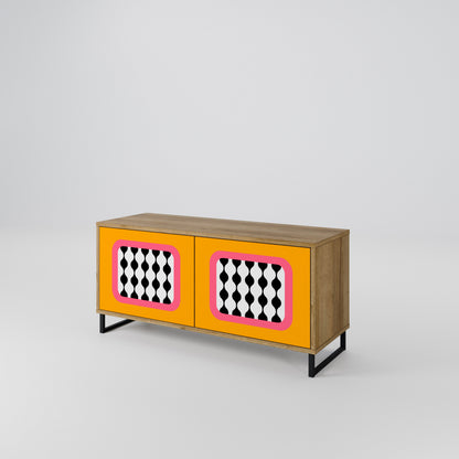 TEARS IN HEAVEN Compact 2-Door TV Cabinet