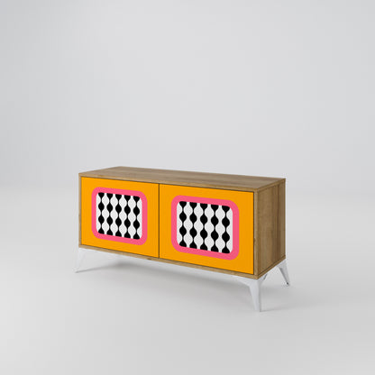 TEARS IN HEAVEN Compact 2-Door TV Cabinet