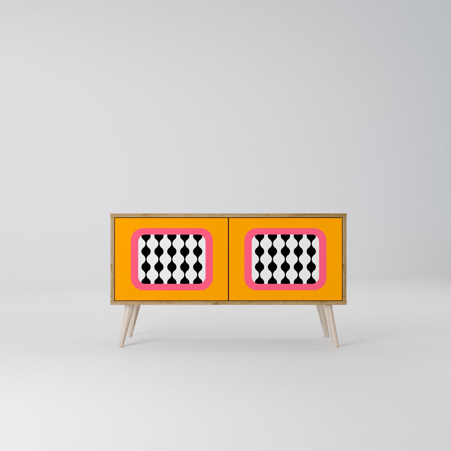 TEARS IN HEAVEN Compact 2-Door TV Cabinet