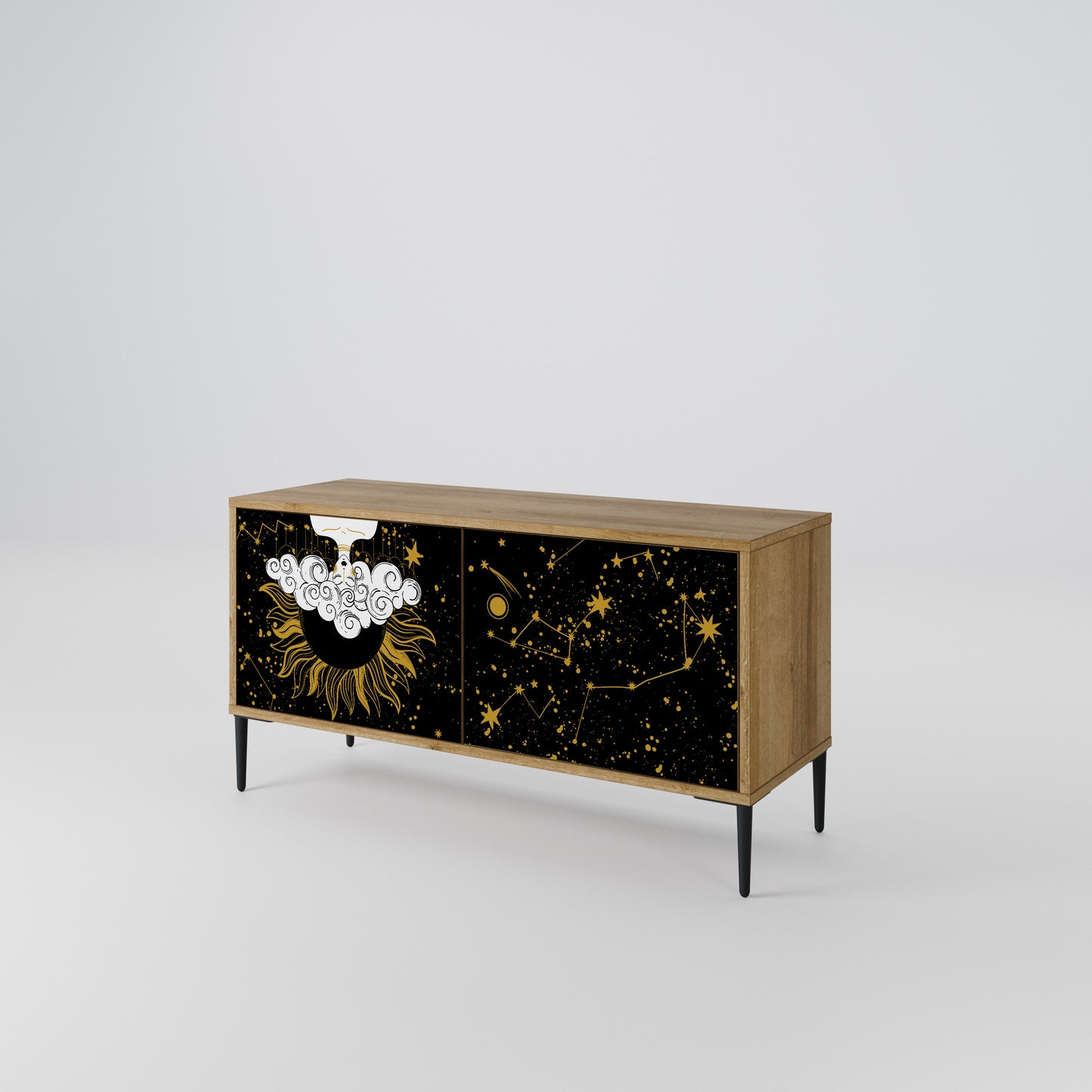 STELLAR CONSTELLATIONS Compact 2-Door TV Cabinet
