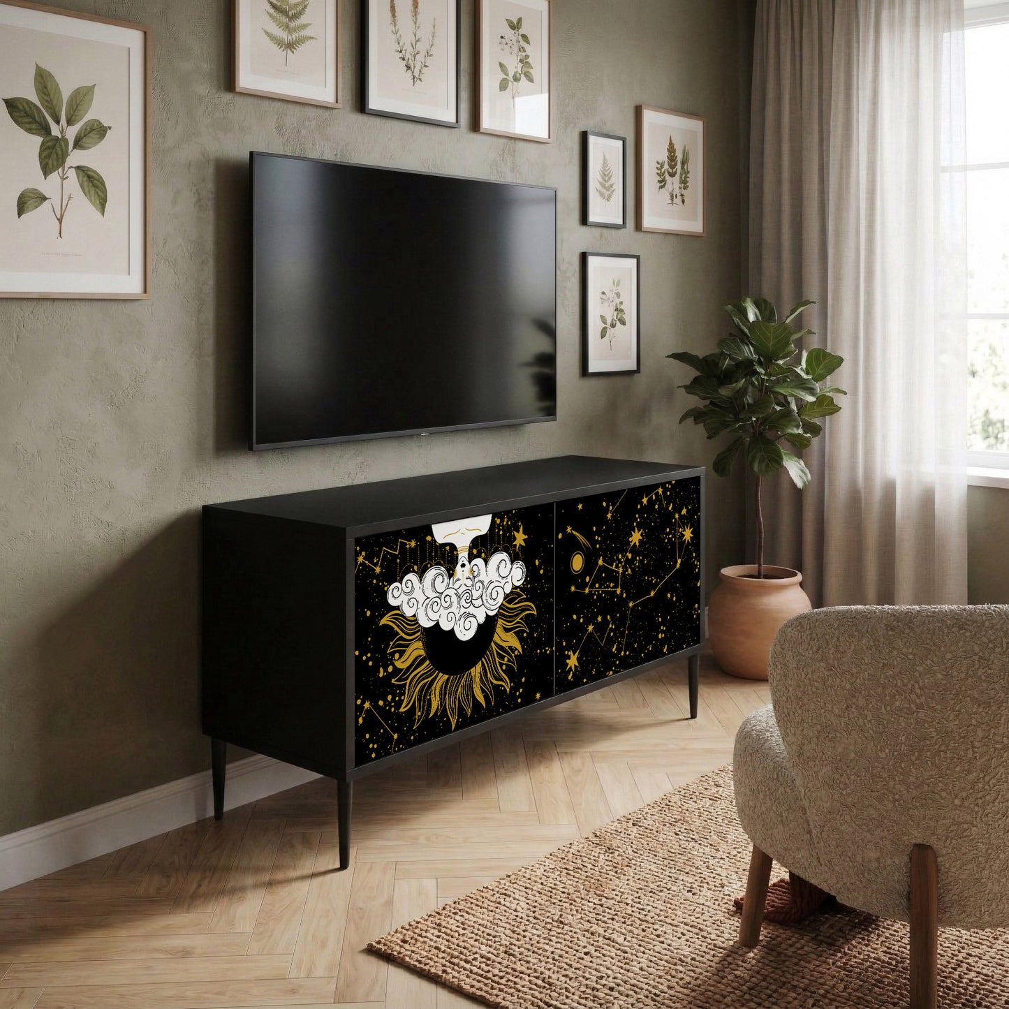 STELLAR CONSTELLATIONS Mobile TV Compatto a 2 Ante