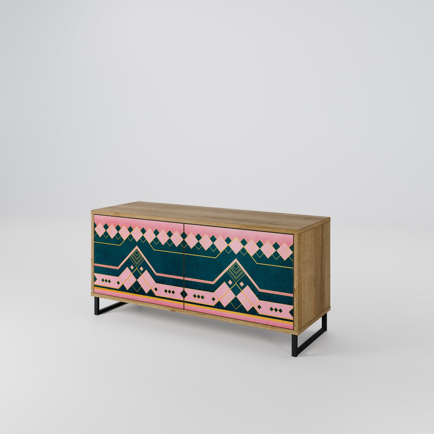 ROYAL COMPOSITION Compact 2-Door TV Cabinet