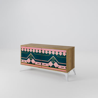 ROYAL COMPOSITION Compact 2-Door TV Cabinet