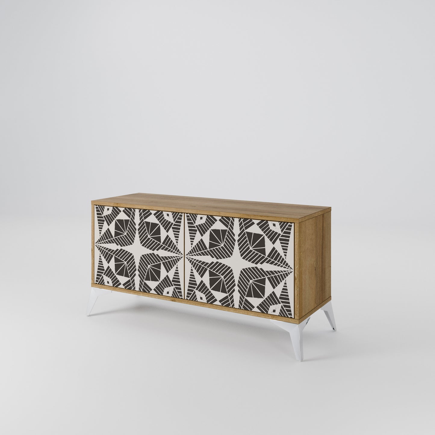 MONOCHROME NEXUS Compact 2-Door TV Cabinet