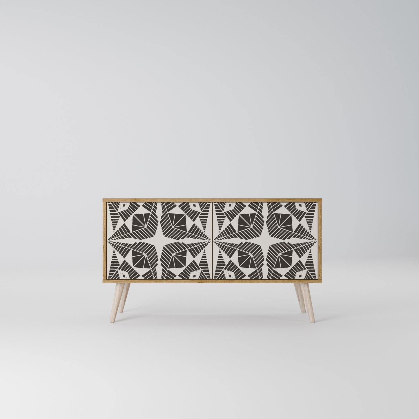 MONOCHROME NEXUS Compact 2-Door TV Cabinet