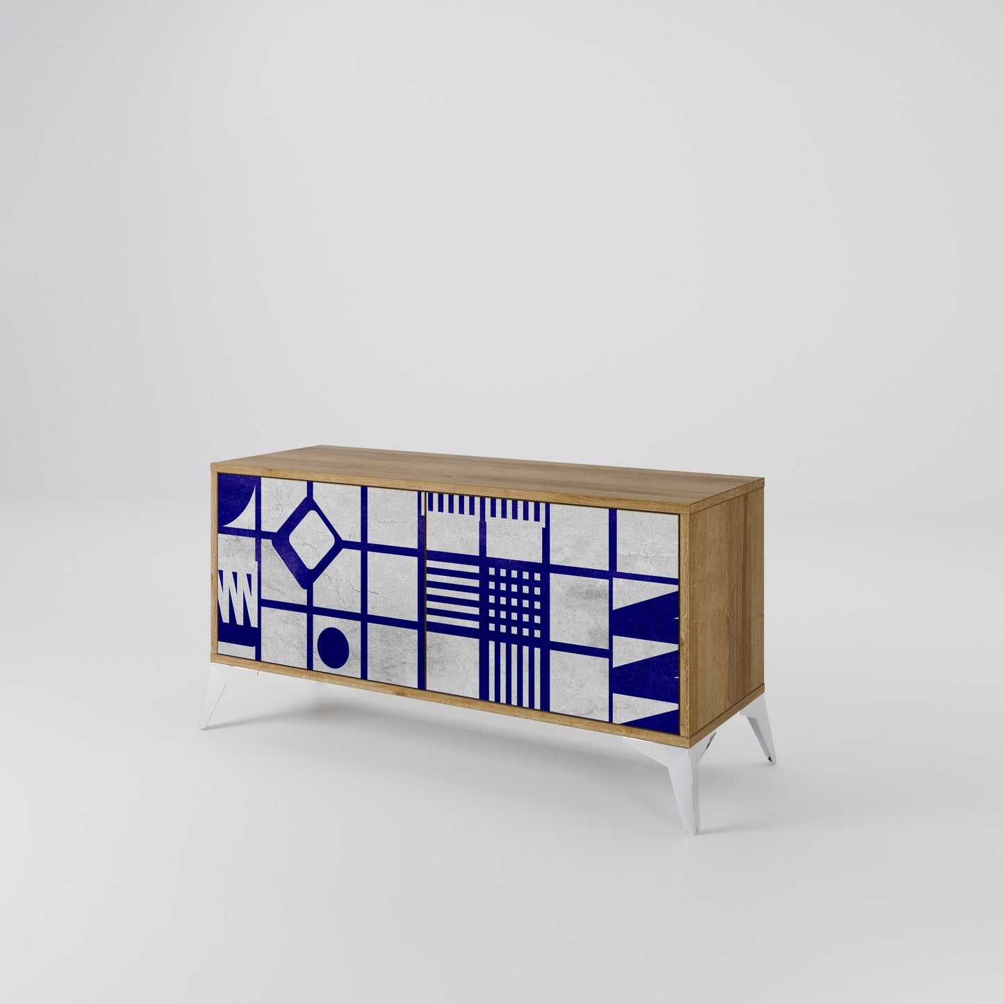 THE RIGHT PLACES Compact 2-Door TV Cabinet