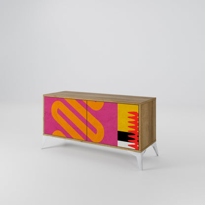 VIVID ART Mobile TV Compatto a 2 Ante