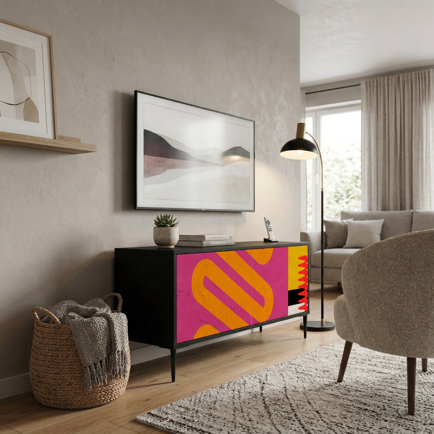 VIVID ART Mobile TV Compatto a 2 Ante