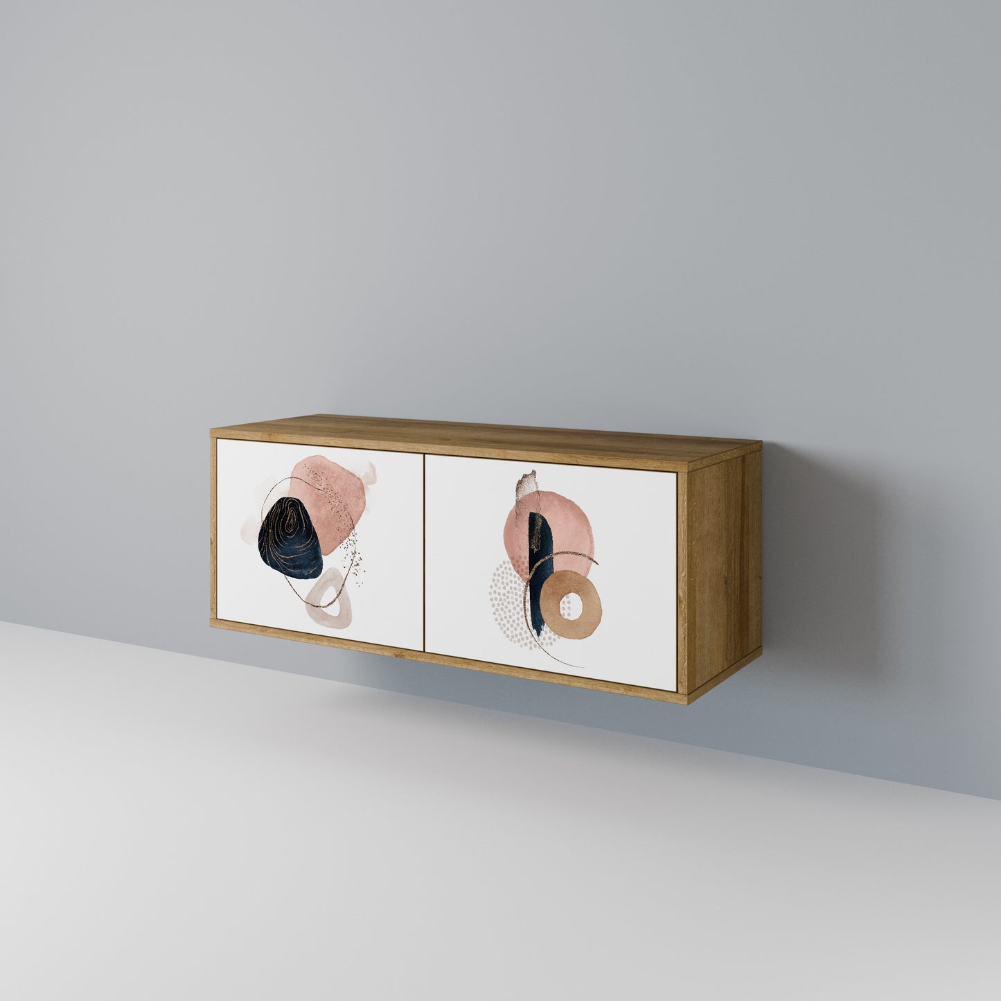 COLORFUL SHAPES Mobile TV Compatto a 2 Ante