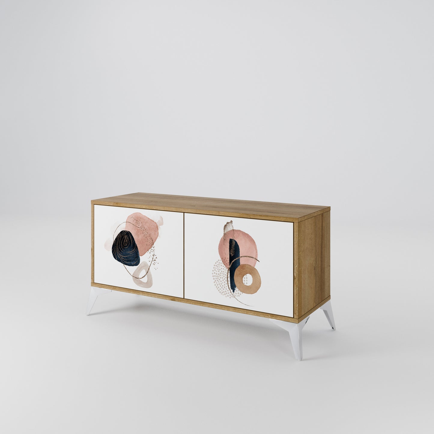 COLORFUL SHAPES Mobile TV Compatto a 2 Ante