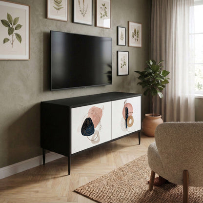 COLORFUL SHAPES Mobile TV Compatto a 2 Ante