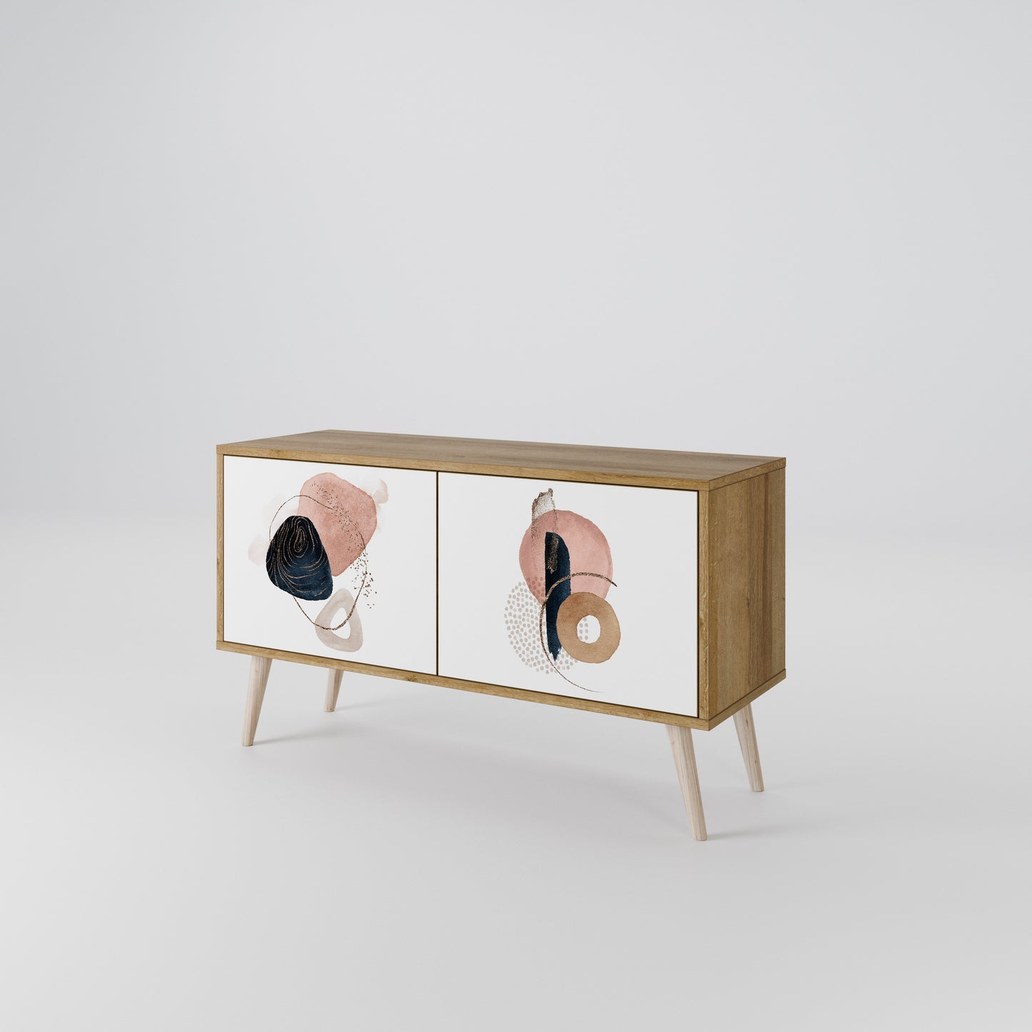 COLORFUL SHAPES Mobile TV Compatto a 2 Ante