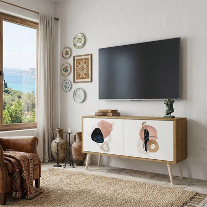 COLORFUL SHAPES Mobile TV Compatto a 2 Ante
